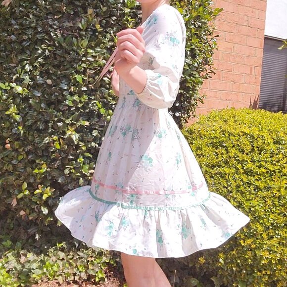 ❝ Youngland vintage 70s boho mini dress 🌷⋯ ❞ - Picture 5 of 12